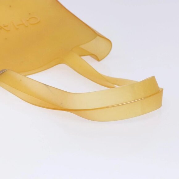 CHANEL Tote Bag Rubber Brown CC Auth bs28460 - Picture 8 of 16